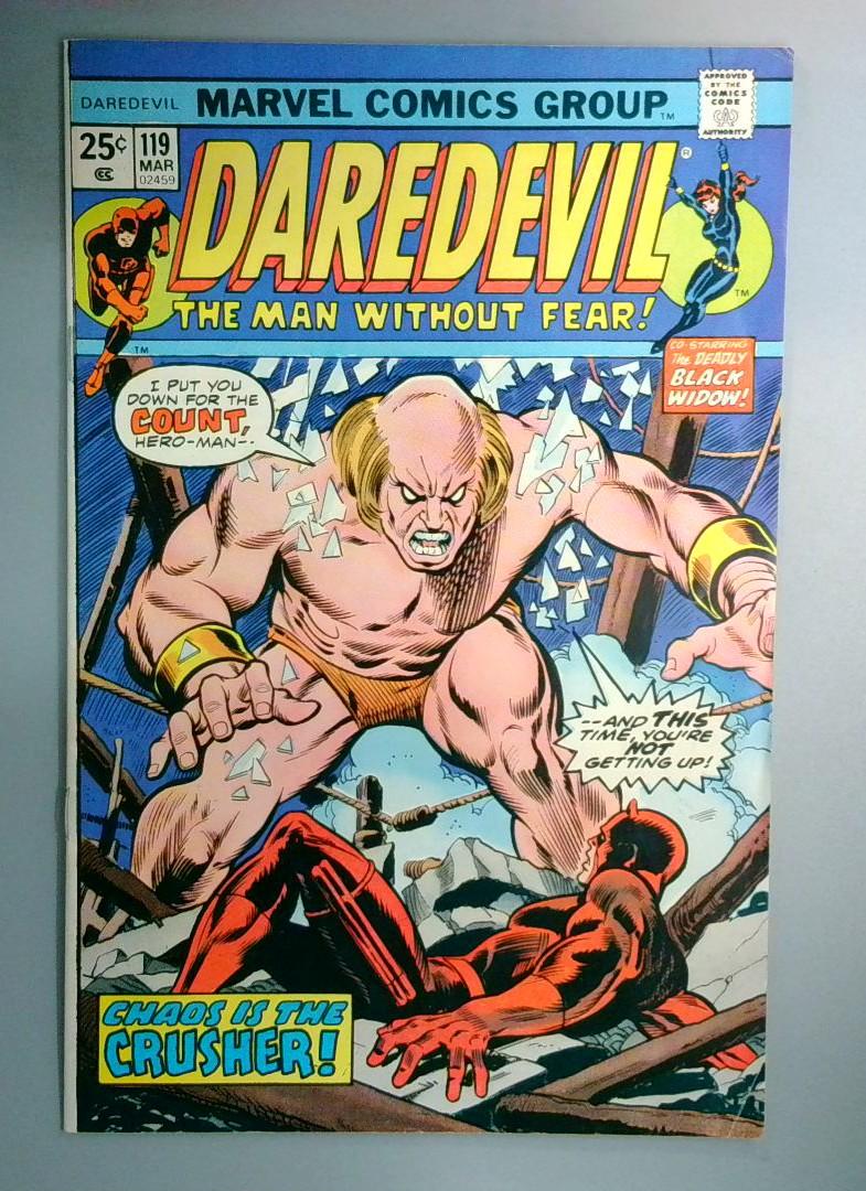 Daredevil #119 VF First mention of Daredevil's Catholic faith Marvel 1975