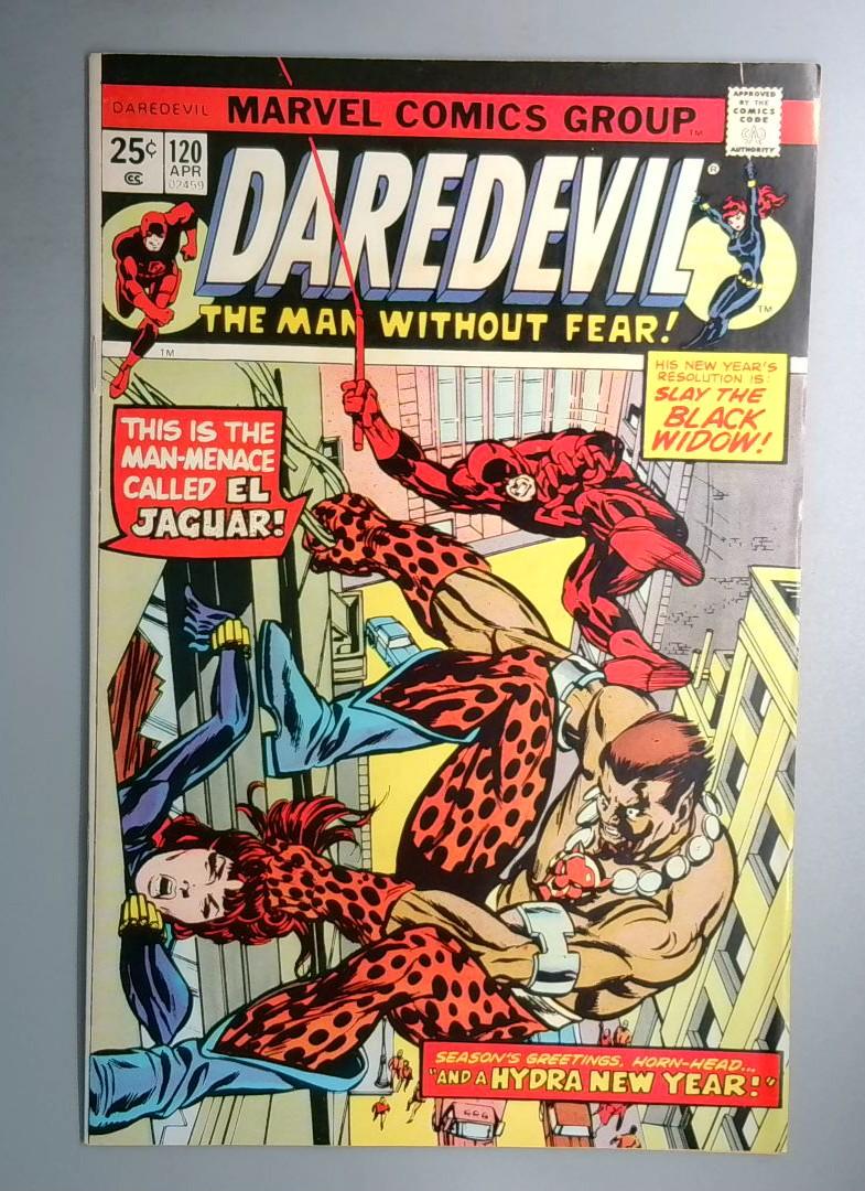 Daredevil #120 VF 1st Appearance of El Jaguar Ramon De Rico Marvel 1975
