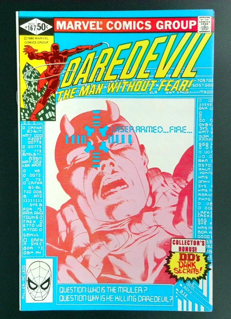 Daredevil #167 VF 1st Appearance of Mauler Marvel 1980