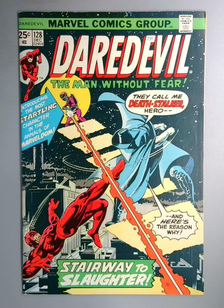 Daredevil #128 VF/NM 1st Appearance of Sky-Walker Marvel 1975