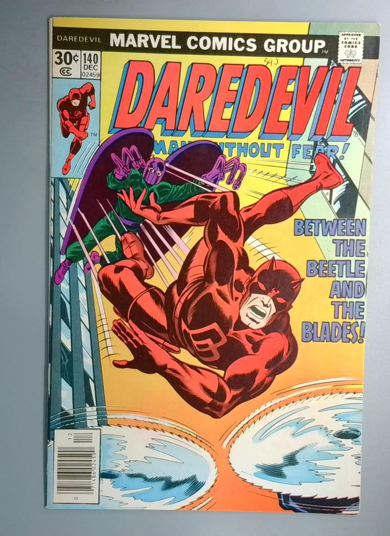 Daredevil #140 VF/NM Gladiator and Beetle Marvel Comics 1976