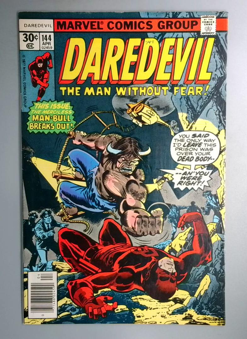 Daredevil #144 Man Bull Appearance Marvel 1977