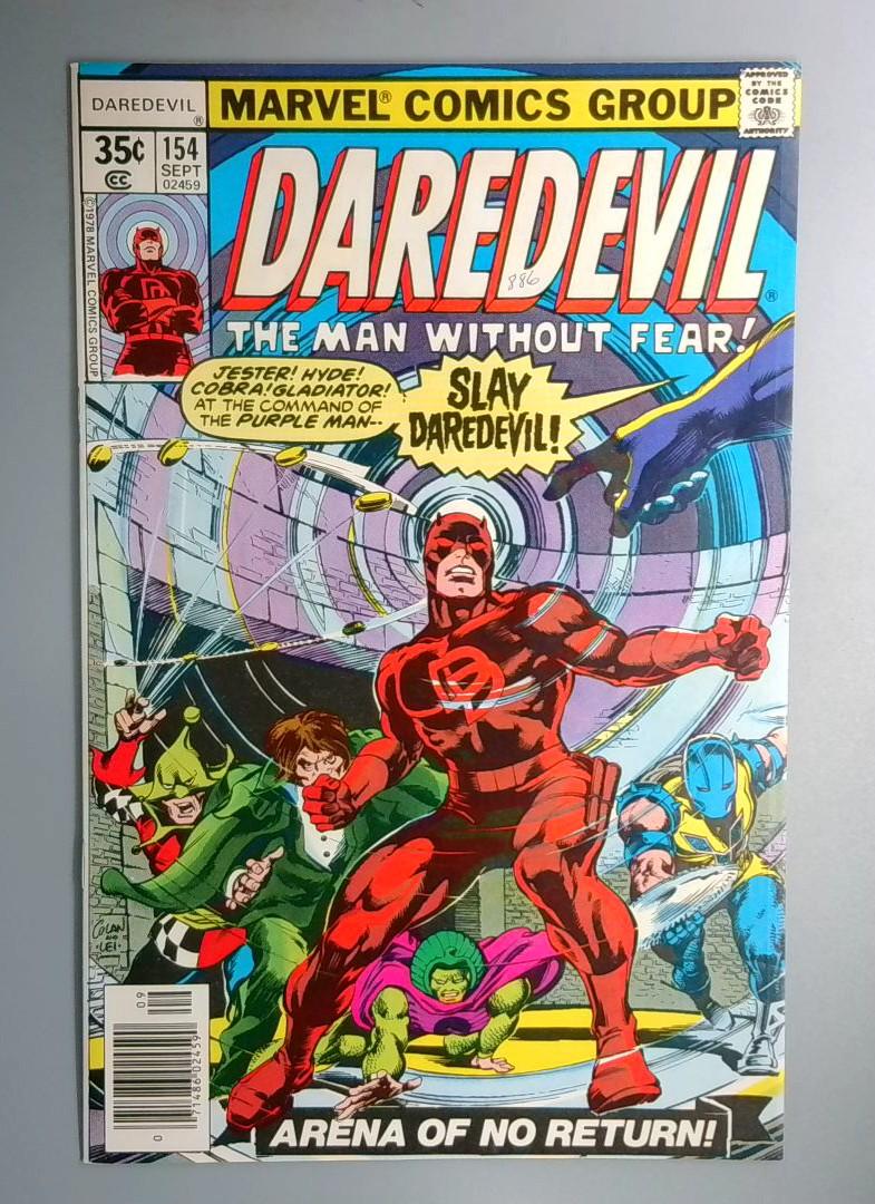 Daredevil #154 NM- Mr. Hyde Marvel 1978