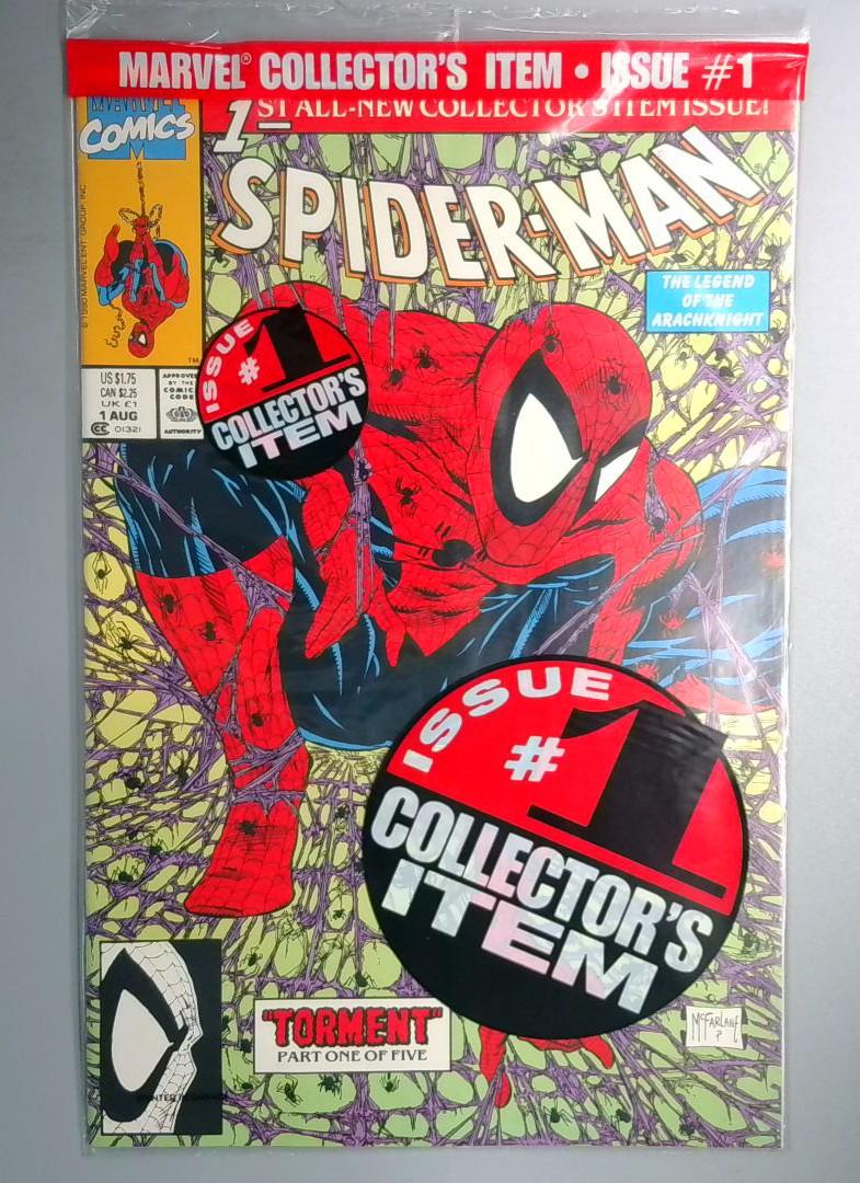 Spider-Man #1 NM Factory Sealed Green Edition Marvel Comics 1990
