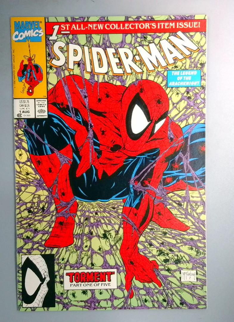 Spider-Man #1 NM Green Cover Marvel Comics, 1990