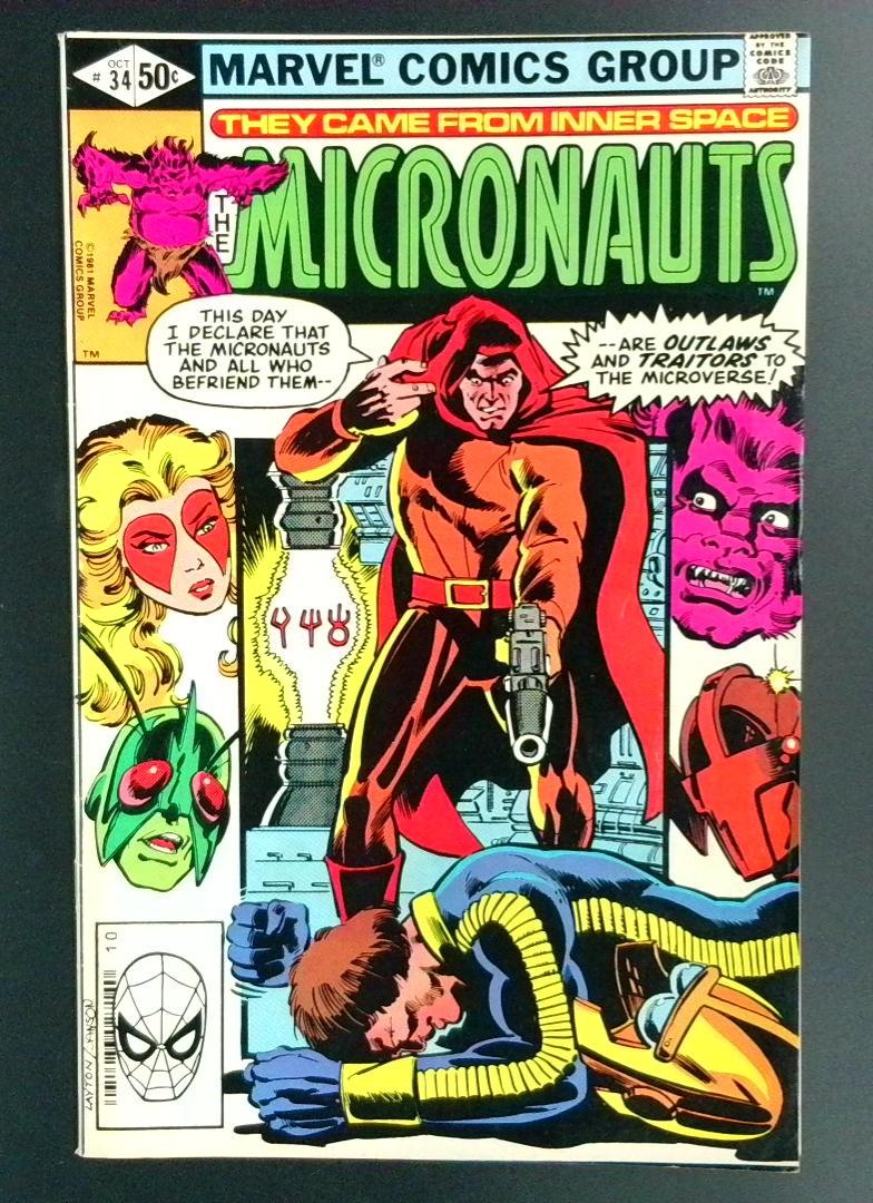Micronauts #34 Marvel 1981