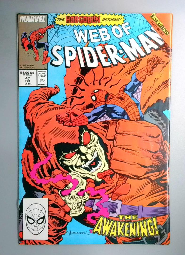 Web of Spider-Man #47 Hobgoblin Marvel 1989