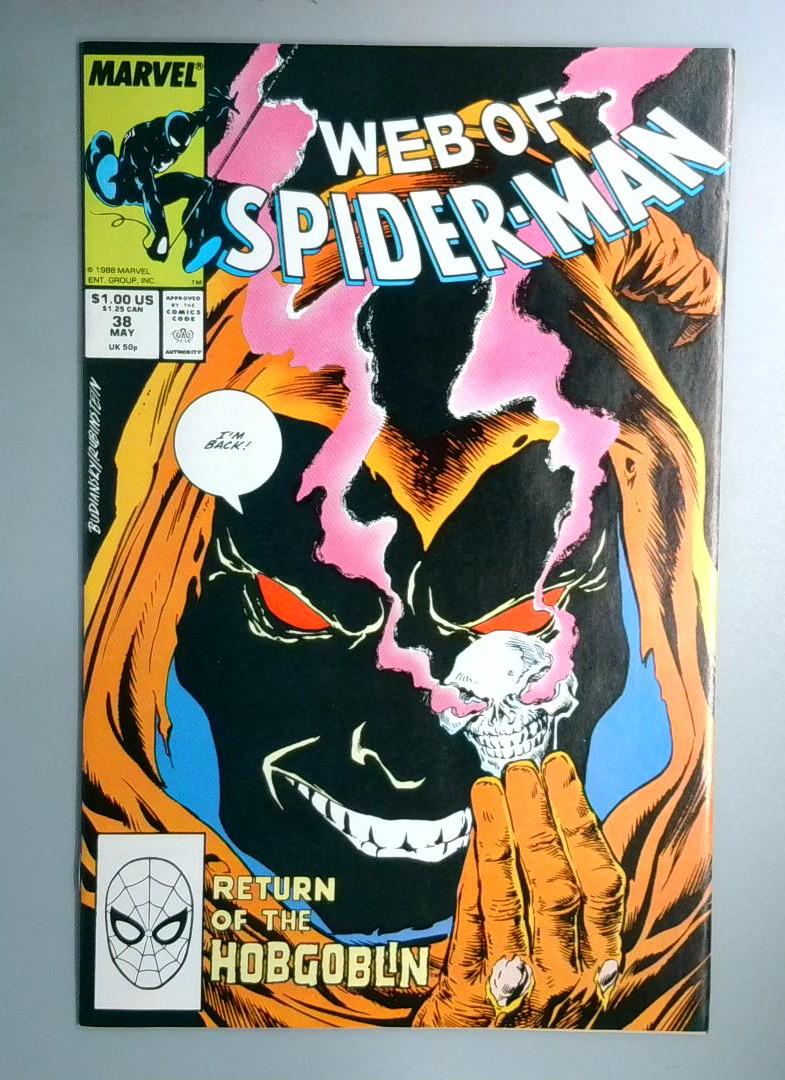 Web of Spider-Man #38 VF Hobgoblin Marvel 1988