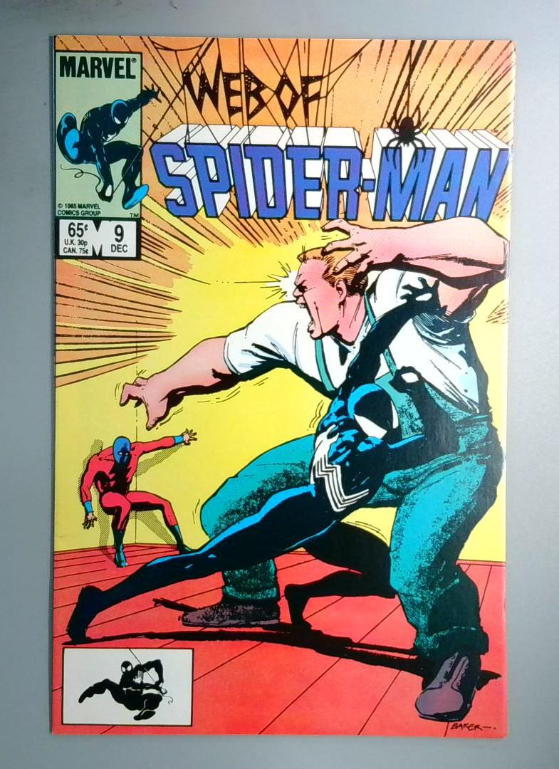 Web of Spider-Man #9 NM- Direct Edition Marvel 1985