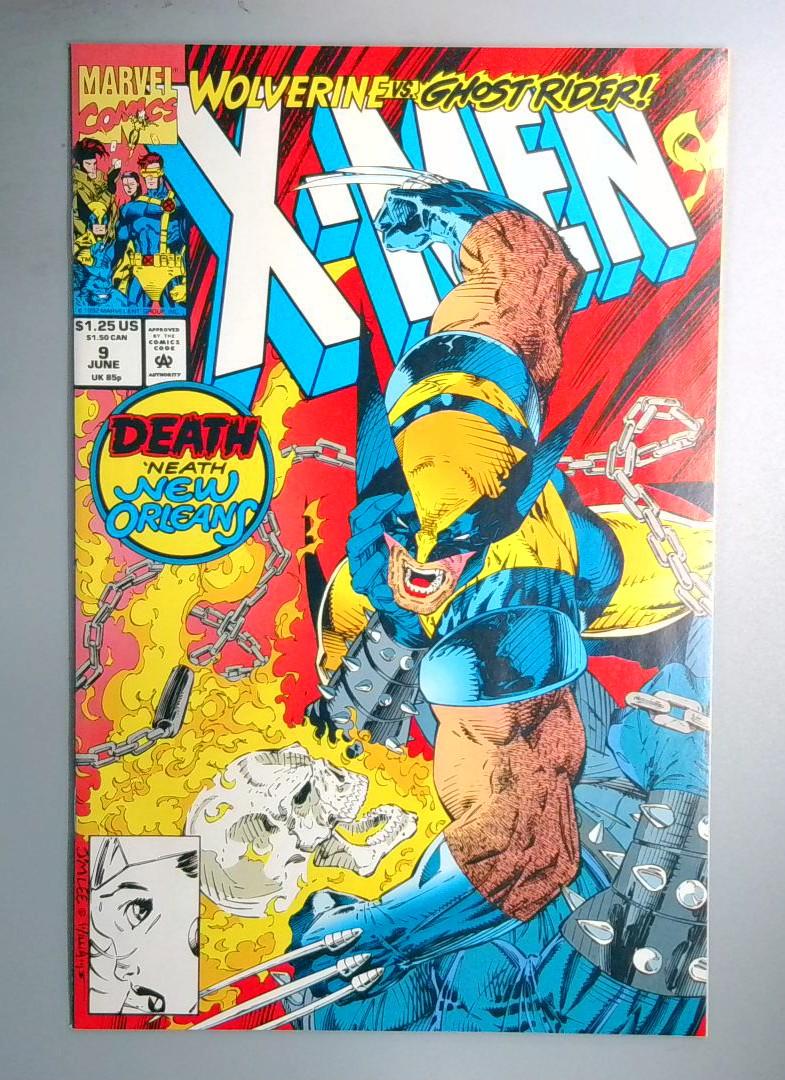 X-Men #9 VF Ghost Rider Marvel 1992