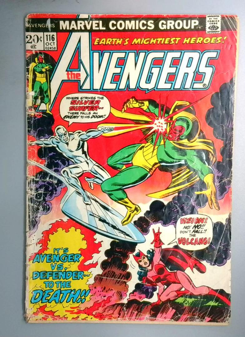 Avengers #116 Avengers Verse Defenders War Crossover Event Marvel 1973