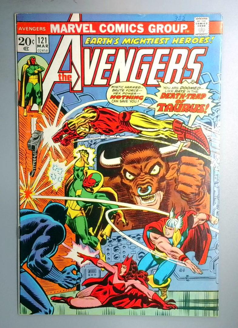 Avengers #121 FN Dr. Doom MVS Marvel 1974