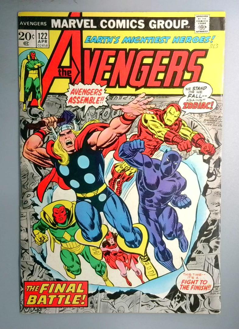 Avengers #122 FN Marvel Comics 1974