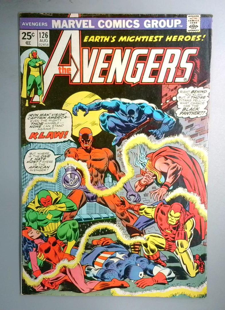 Avengers #126 No Marvel Value Stamp #46 Marvel 1974