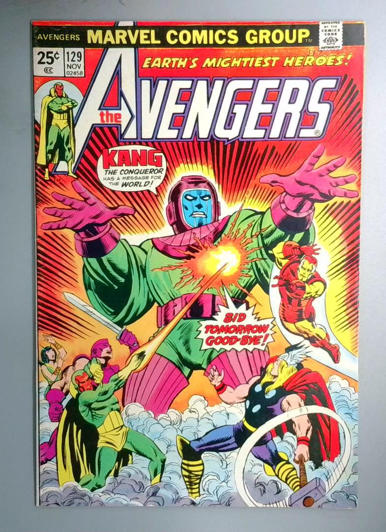 Avengers #129 VF 1st Appearance of Ebony Marvel 1974