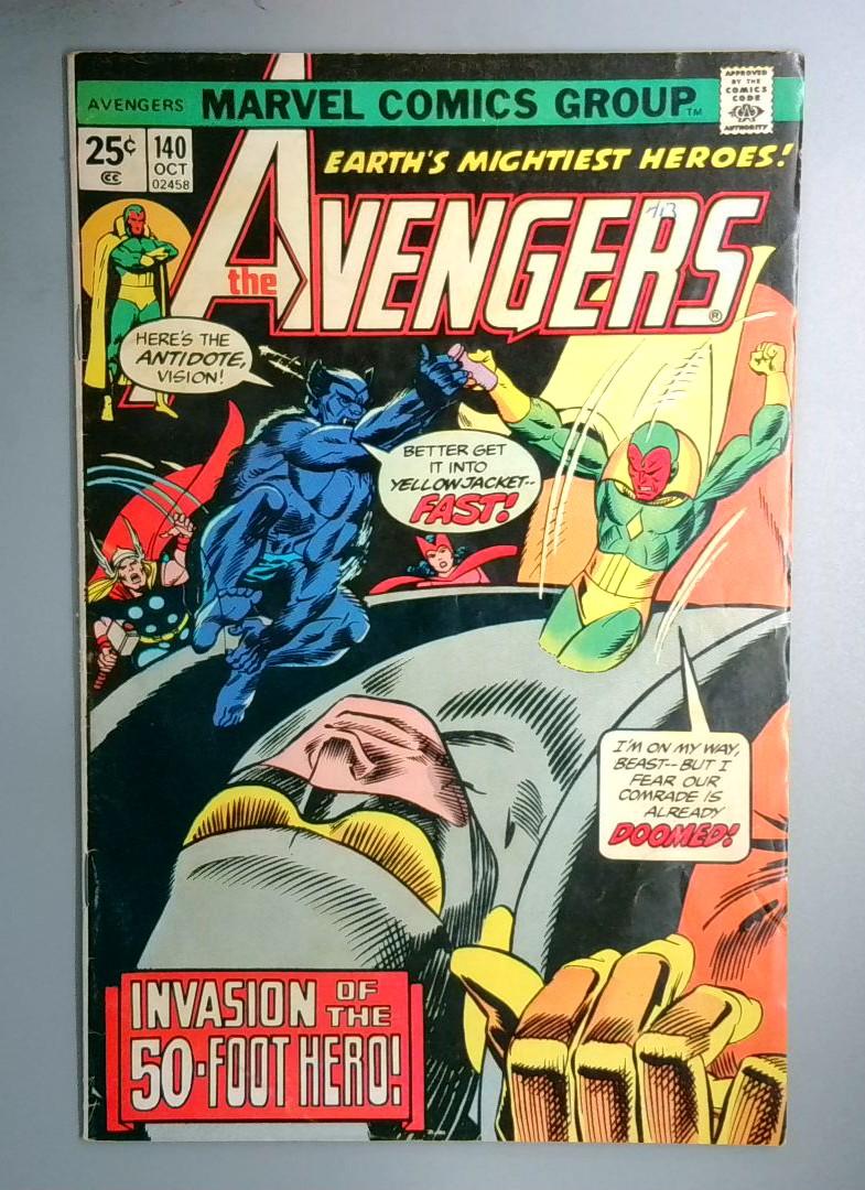 Avengers #140 Marvel 1975