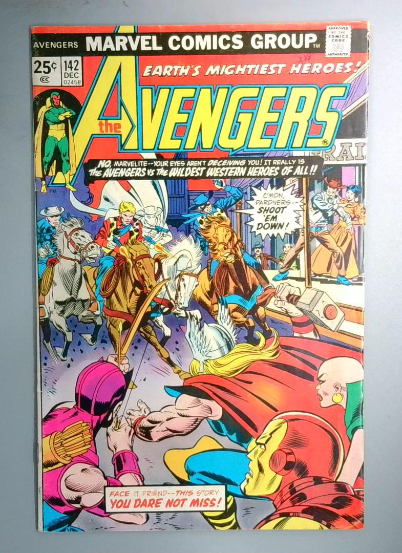 Avengers #142 Two-Gun Kid Joins Avengers Team Marvel 1975