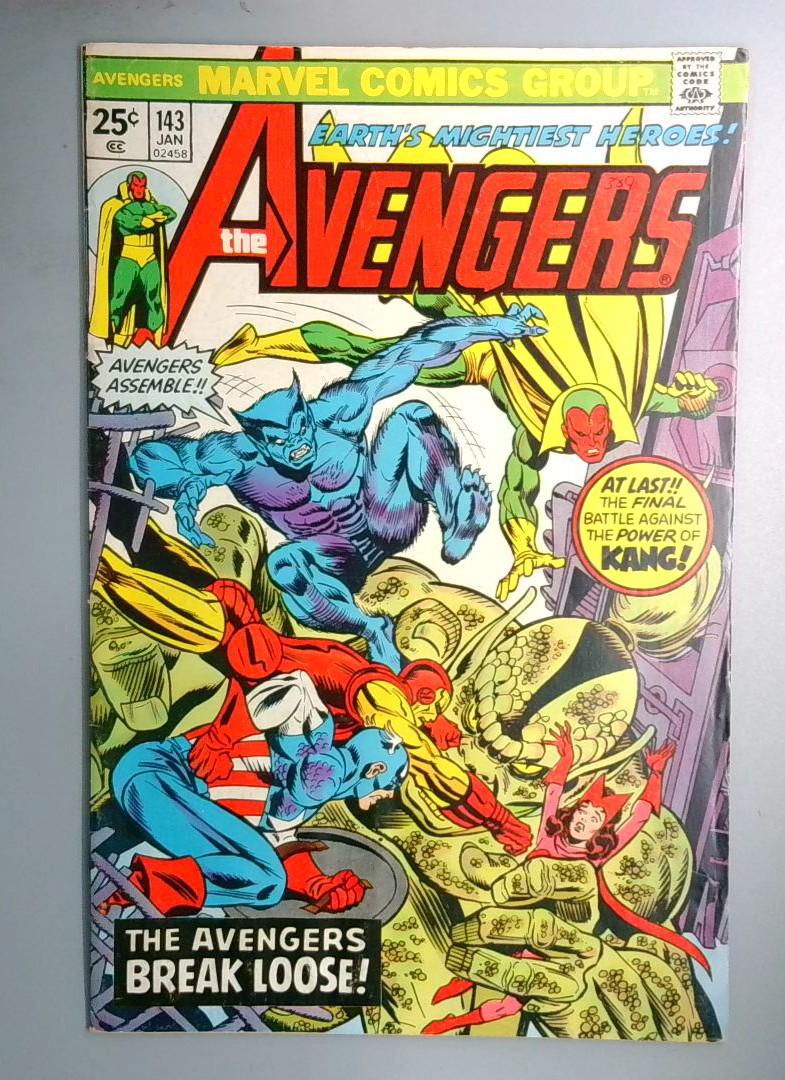 Avengers #143 NO MVS Marvel 1976