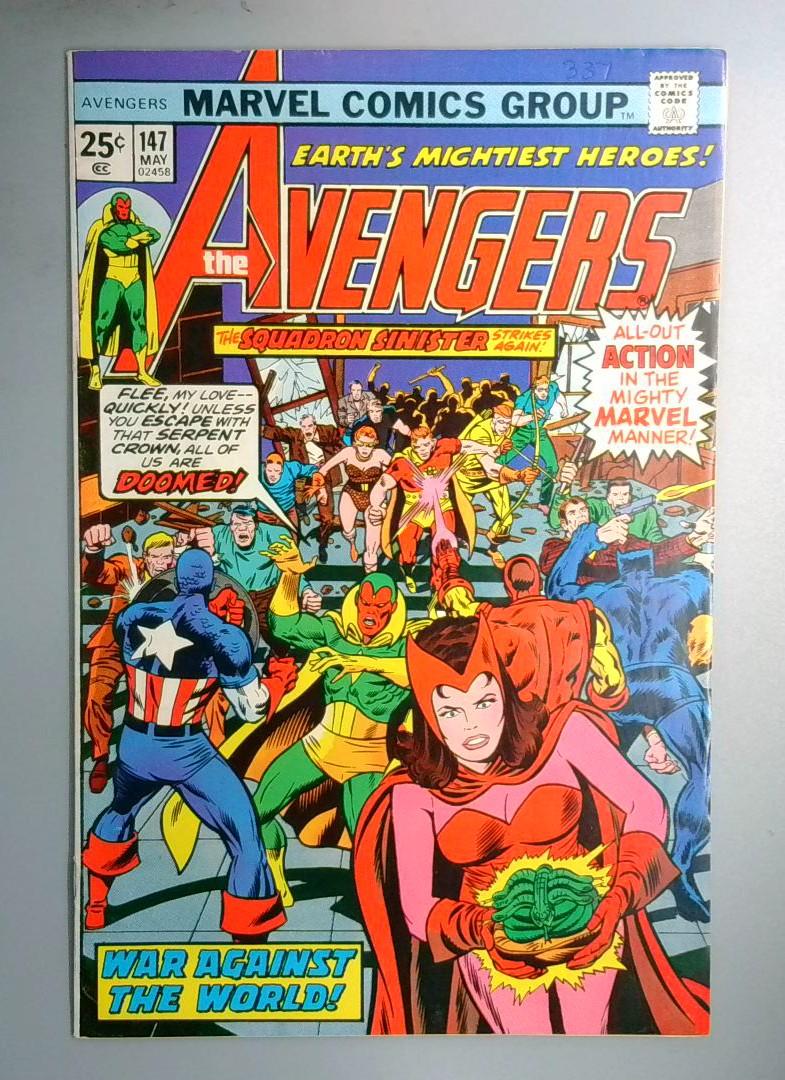 Avengers #147 No MVS Marvel 1976