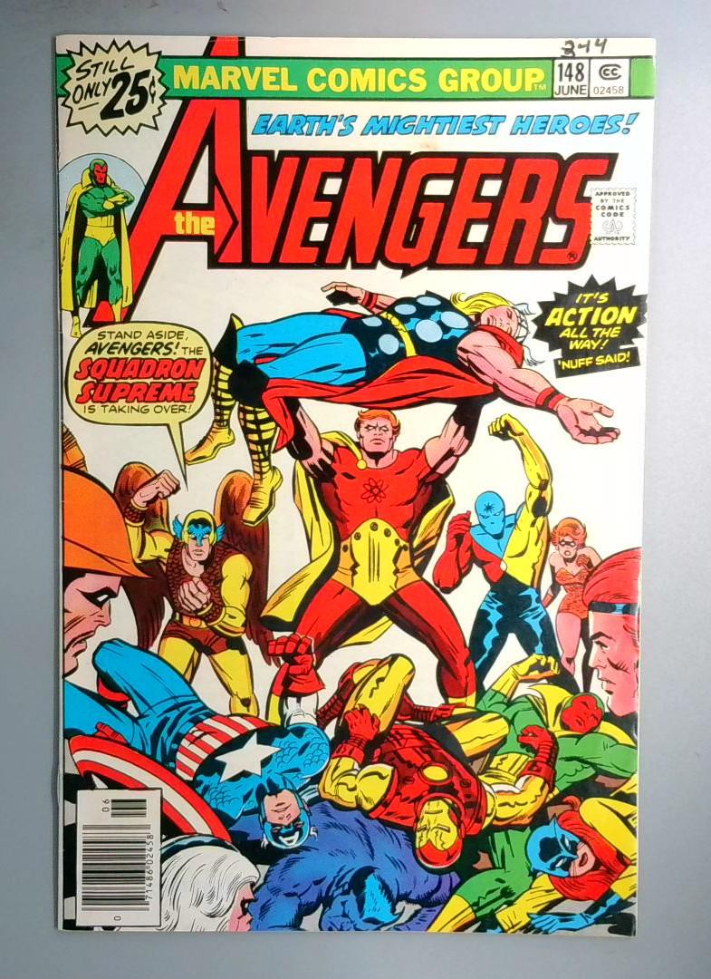 Avengers #148 VF- 1st Appearance of Amphibian Kingsley Rice Marvel 1976