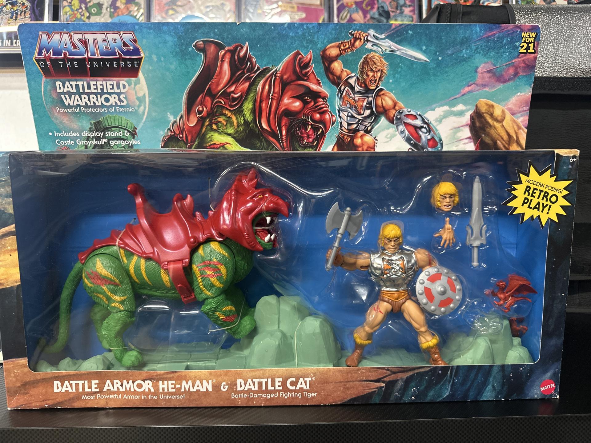 Battle Armor He-Man & Battle Cat Masters of the Universe Mattel 2021 BJT1