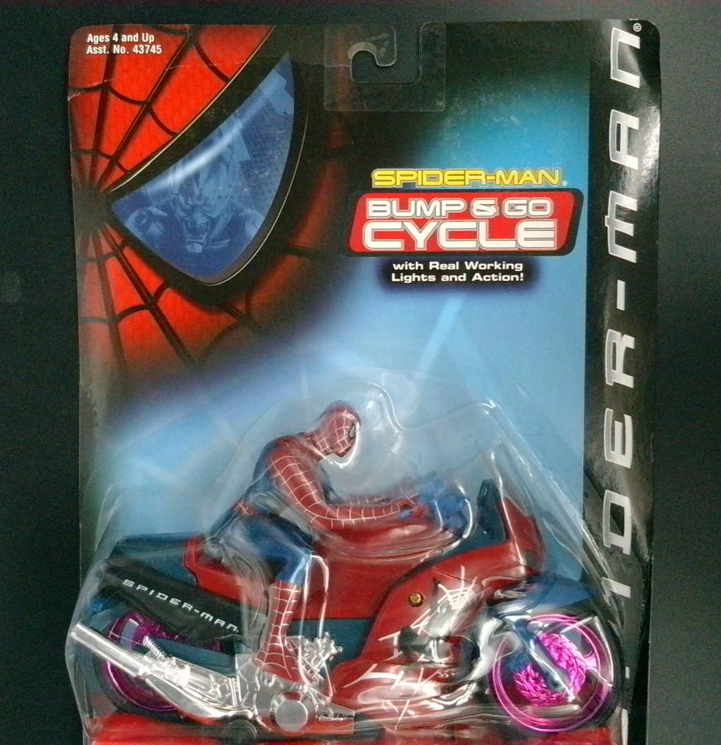 Spider-Man Bump N Go Cycle Spider-Man Toy Biz 2002