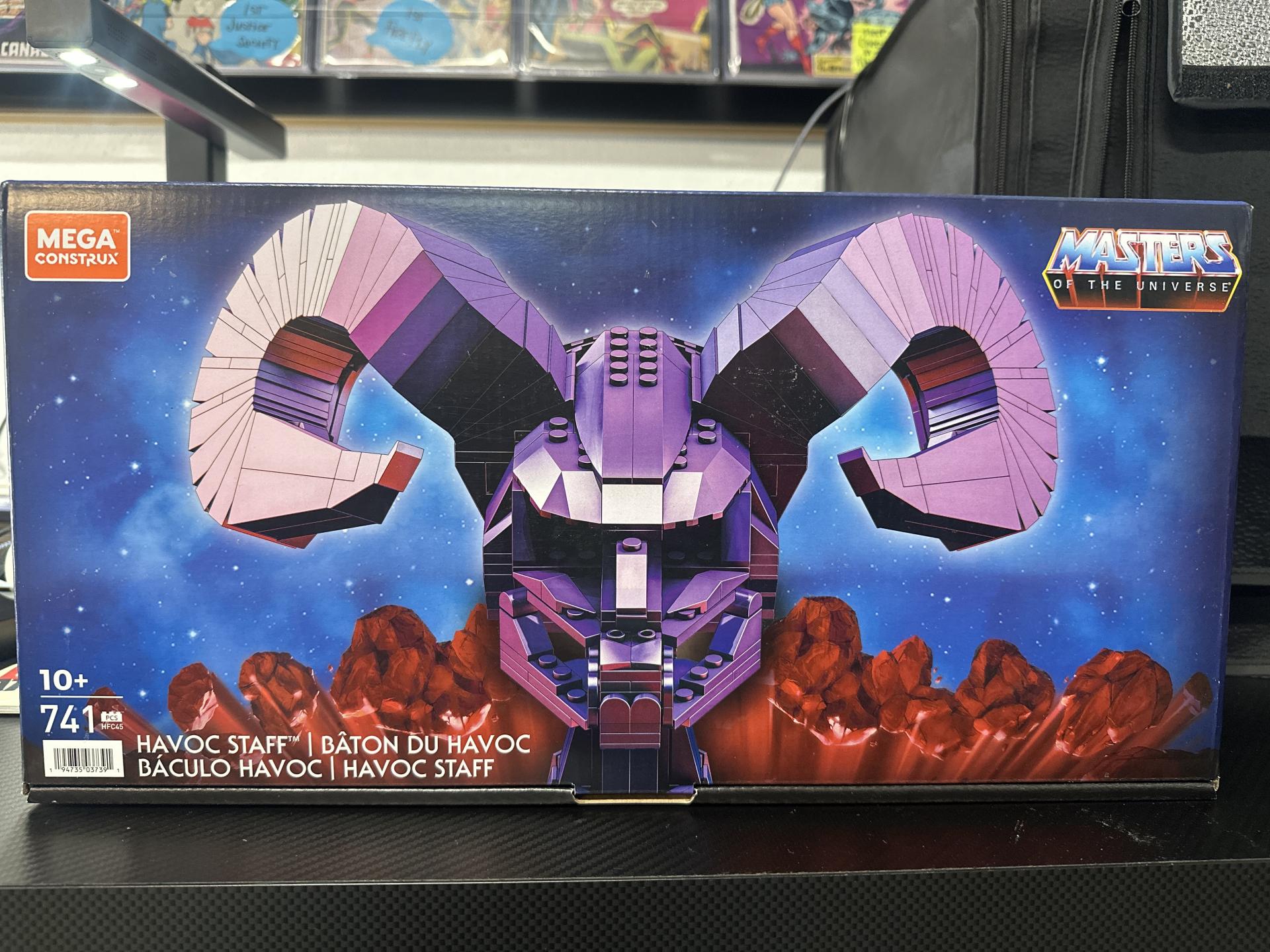 Mega Construx Masters of the Universe Havoc Staff Building Set 741 Pieces BJt1