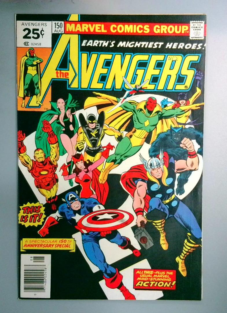 Avengers #150 VF Last Steve Englehart Issue, Thor Leaves Team Marvel 1976