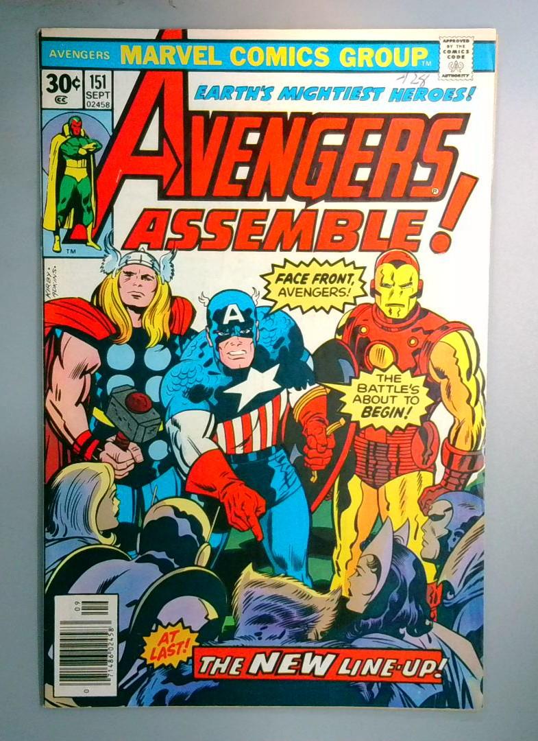 Avengers #151 New Line Up Marvel Comics 1976 SEE PICS