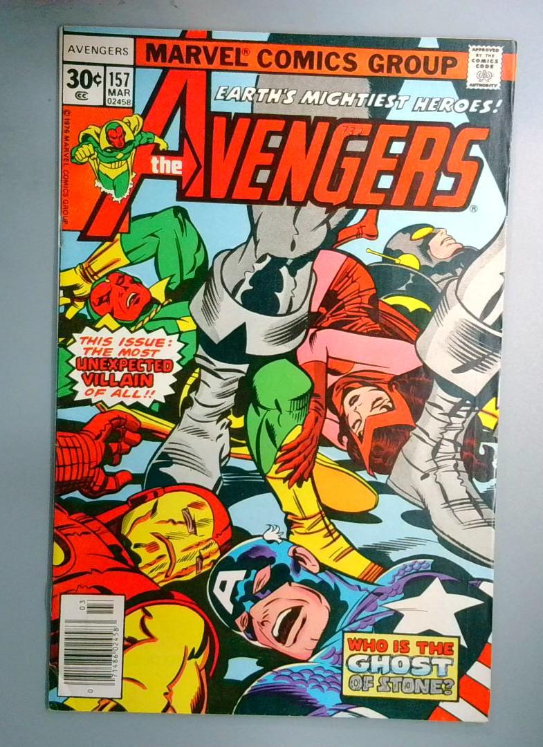 Avengers #157 FN+ Grey Gargoyle Appearance Marvel 1977