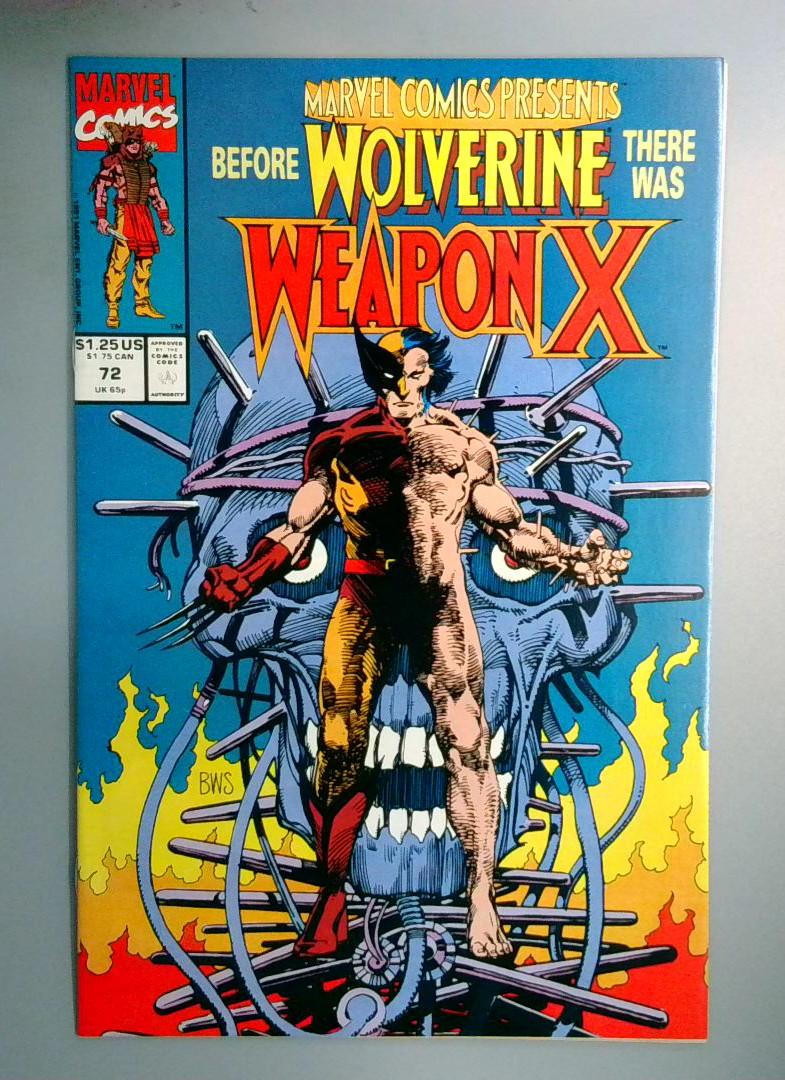 Marvel Comics Presents #72 NM- Weapon X Story Begins Marvel 1991