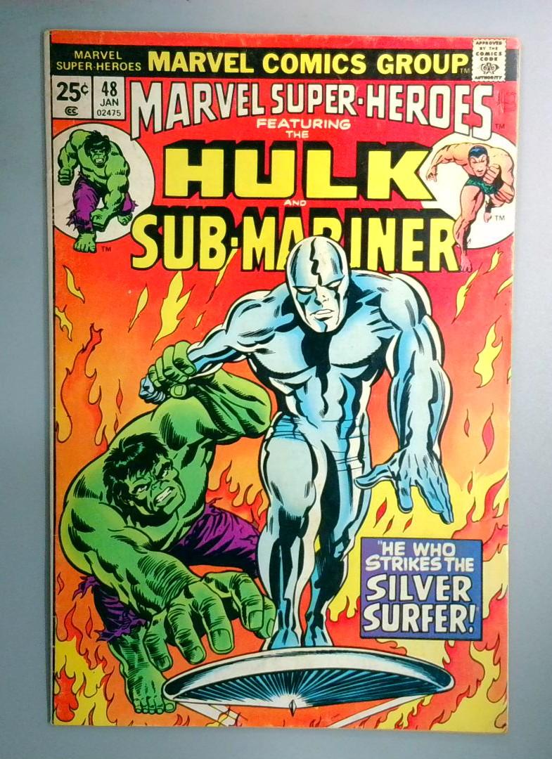 Marvel Super-Heroes #48 Silver Surfer, Hulk Marvel 1975