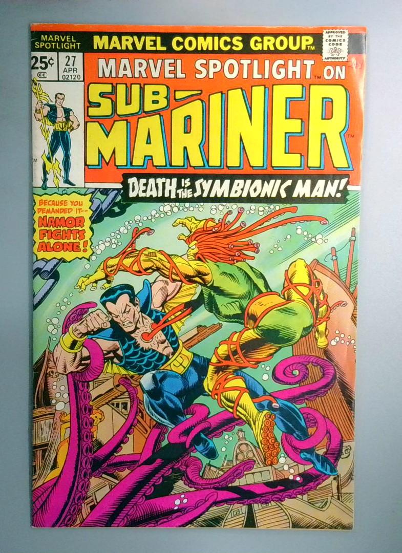 Marvel Spotlight #27 Sub-Mariner Marvel 1974