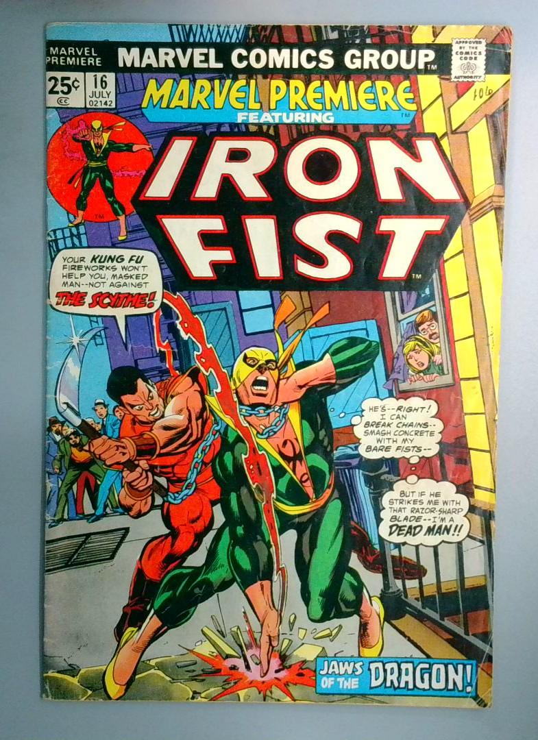Marvel Premiere #16 2nd Iron Fist Marvel Comics 1974 Look at PIC