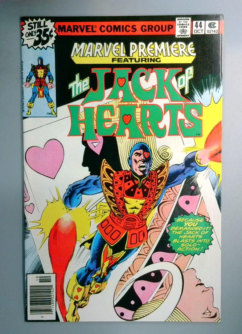 Marvel Premiere #44 NM- Jack of Hearts Marvel 1978