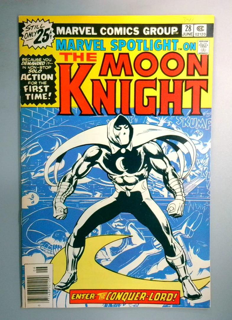 Marvel Spotlight #28 NM- First Solo Moon Knight Story Marvel 1976