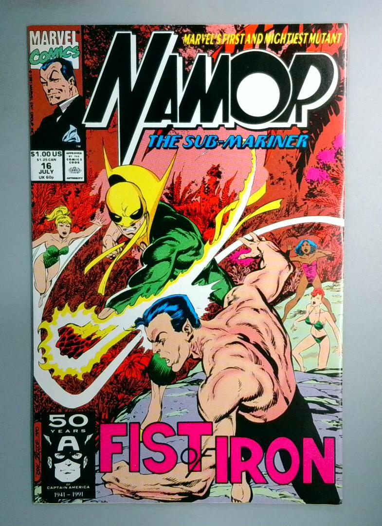 Namor, the Sub-Mariner #16 NM Iron Fist Marvel 1991