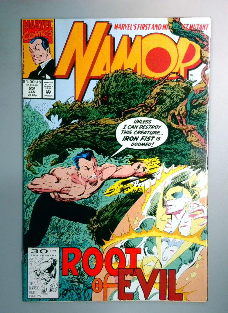 Namor, the Sub-Mariner #22 VF+ Marvel 1992