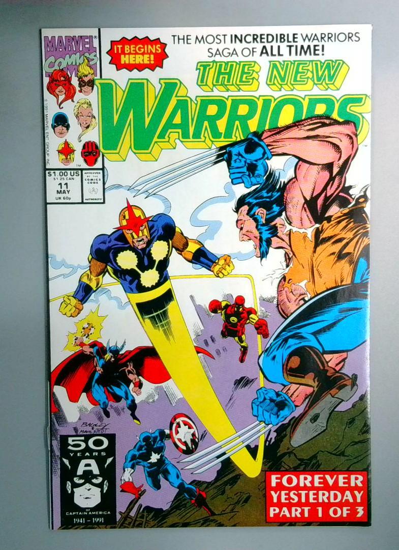 New Warriors #11 Marvel Comics 1991
