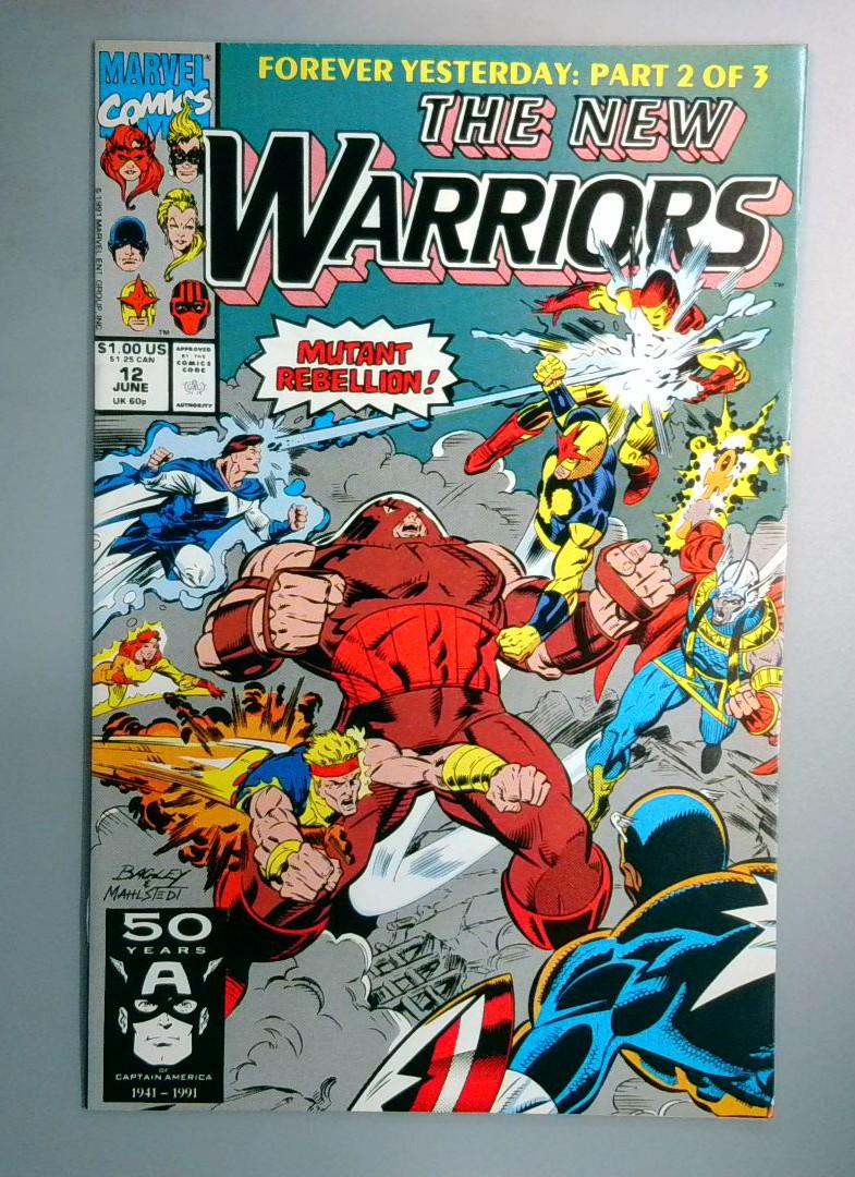 New Warriors #12 Juggernaut Marvel 1991