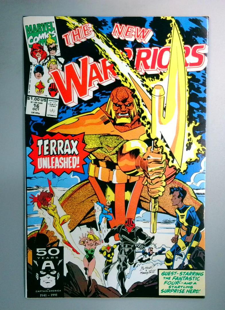 New Warriors #16 NM Terrax Marvel 1991