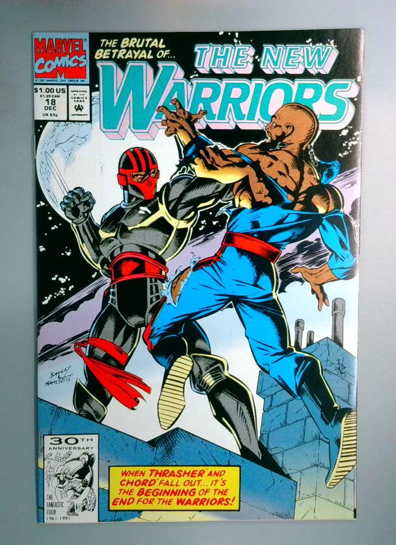 New Warriors #18 NM Marvel 1991