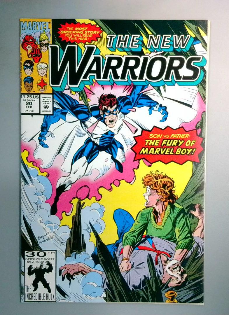 New Warriors #20 NM Marvel 1992