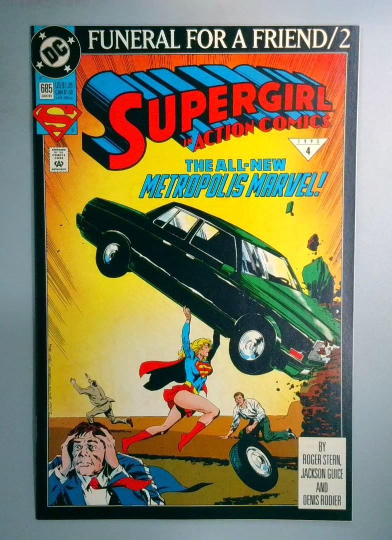 Action Comics #685 NM Funeral for a Friend Part 2 DC 1993