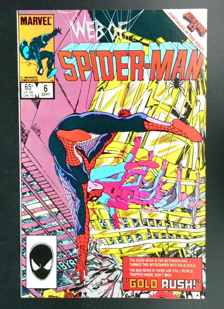 Web of Spider-Man #6 VF/NM Marvel 1985