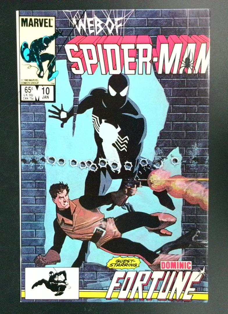 Web of Spider-Man #10 NM-1st Appearance of Future Max Marvel 1986