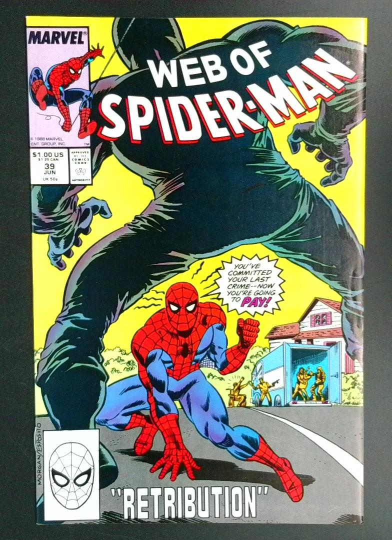 Web of Spider-Man #39 VF Marvel 1988