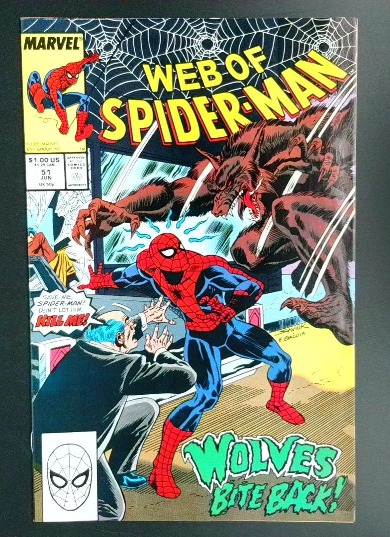 Web of Spider-Man #51 NM Marvel 1989