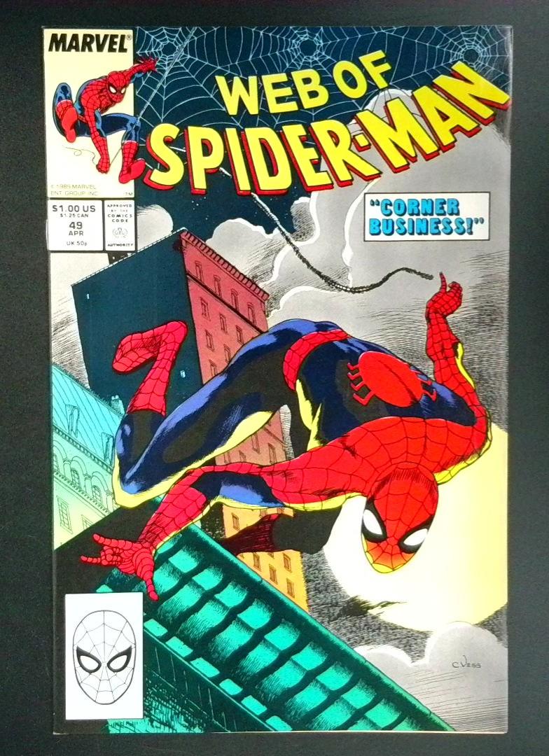 Web of Spider-Man #49 NM- Marvel 1989