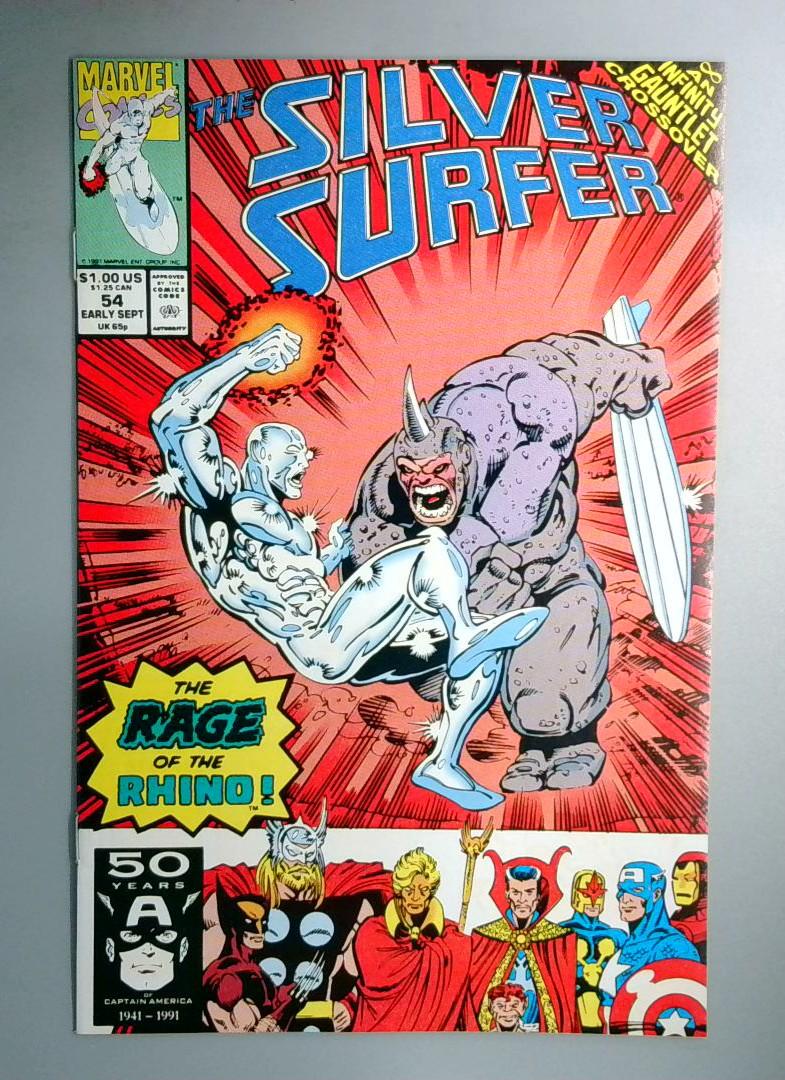 Silver Surfer #54 Rhino Marvel 1991